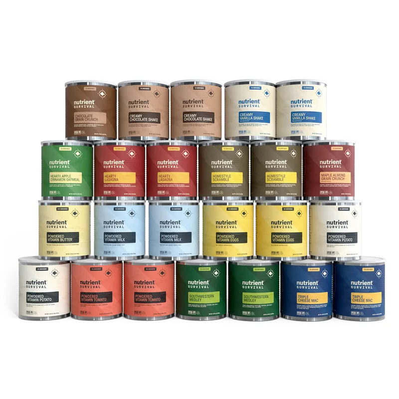 Nutrient Survival 60 day max variety food kit